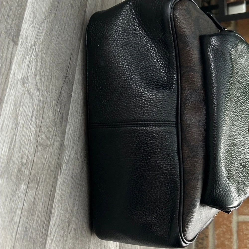Coach Signature Brown and Black Backpack - Picture 2 of 7